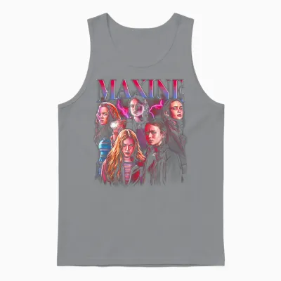 Stranger Things Maxine Heartthrob Officially Licensed Unisex Tank Top - Sport Grey