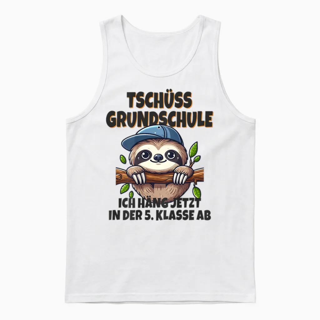 4. Grundschule 5. Klasse Realschule Gymnasium Abschluss 2026 Unisex Tank Top in White