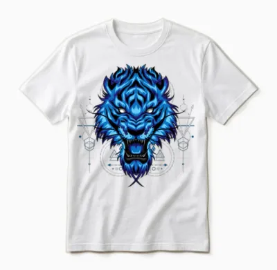Tiger Retro Vintage Unisex T-Shirt - White