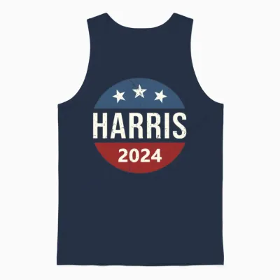 Kamala Harris 2024 Unisex Tank Top - Navy
