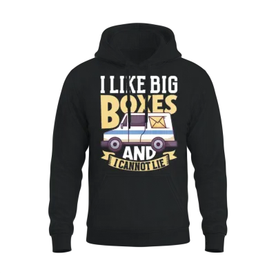 Postal Worker Mail Lady Mail Carrier Postal Unisex Hoodie - Black