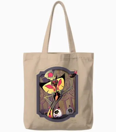 Hazbin Hotel - Sir Pentious Tote Bags - Natural