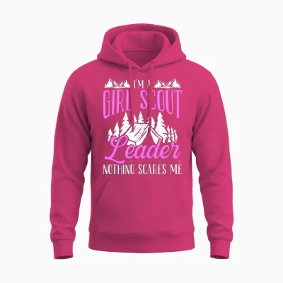 Girl Scout Leader Funny Scouting Club Scouts Unisex Hoodie - Heliconia