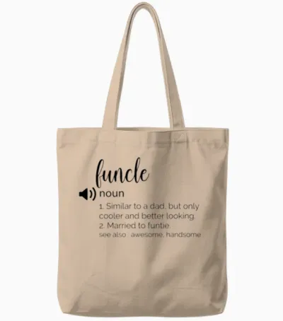 Funny Funcle Definition Tote Bags - Natural