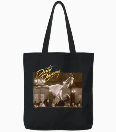 Dirty Dancing the Time of My Life Lift Szene Tote Bags - Black