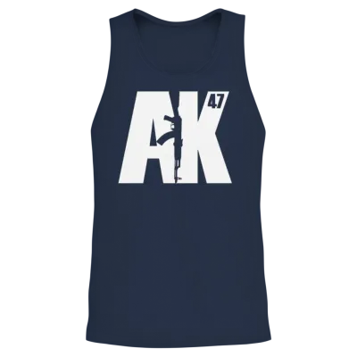 Ak-47 Soviet Kalashnikov Pro Second Amendment Unisex Tank Top - Navy