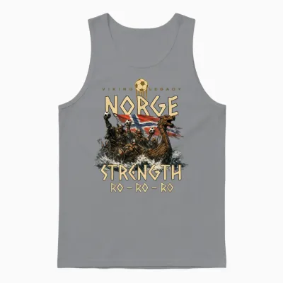Ro Ro Ro Norwegen Flagge Viking Legacy Wikinger Trikot Unisex Tank Top - Sport Grey