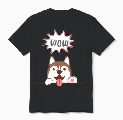 Dog Unisex T-Shirt - Black
