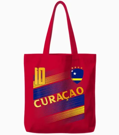 Curacao Flagge Curacaoan Pride Lovers Tote Bags - Red