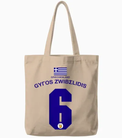Griechenland Party Trikot Malle Party-Urlaub Tote Bags - Natural