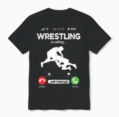 Das Wrestling Ruft Retro-Wrestling Men Wrestling Unisex T-Shirt - Black