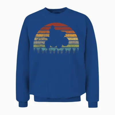 Retro Quad Bike Atv Unisex Sweatshirt - Royal