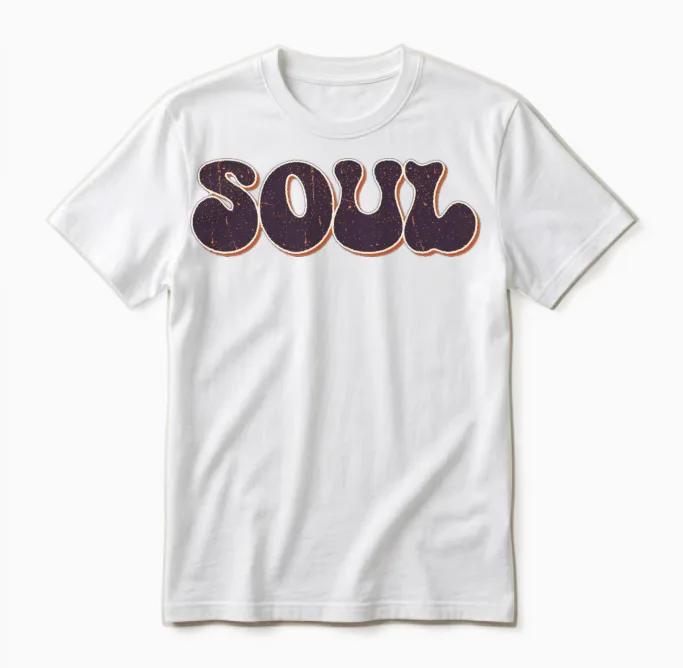 Soul Retro Unisex T-Shirt in White