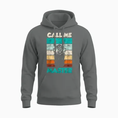 Call Me Master 2024 T-Shirt, Black Unisex Hoodie - Graphite Heather