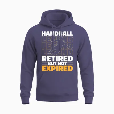 Handball Im Ruhestand Spieler Sport Verein - Handballer Unisex Hoodie - Heather Sport Dark Navy