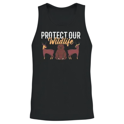 Animal Lover Wildlife Rehabilitator Unisex Tank Top - Black