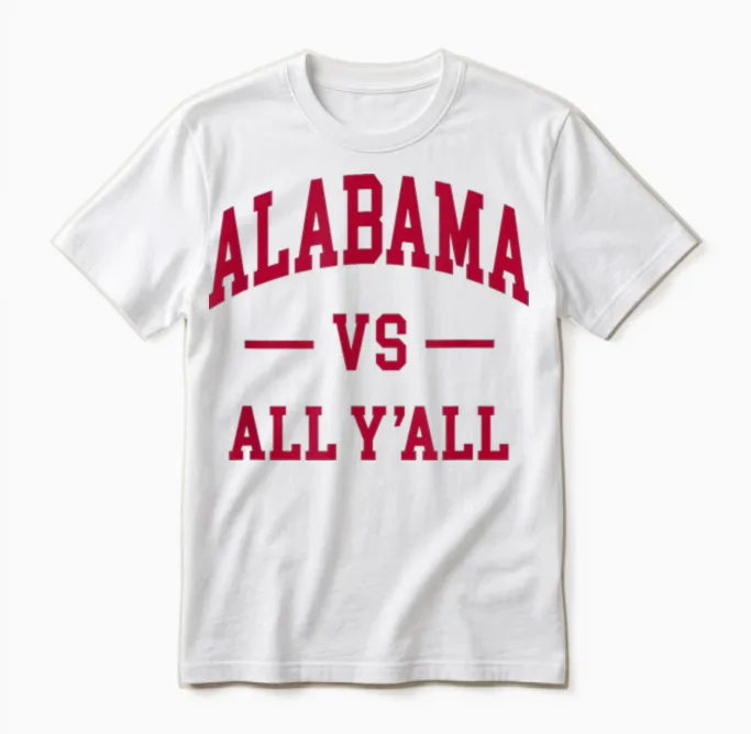 Alabama - Throwback Design - Classic Unisex T-Shirt in White