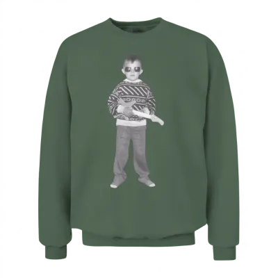 Retro Kid Legend Unisex Sweatshirt - Military Green