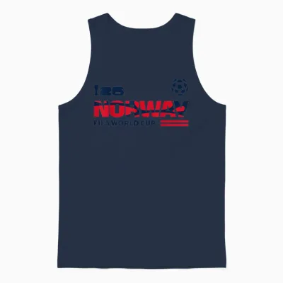 Fifa World Cup26 Qualifier Norway Unisex Tank Top - Navy