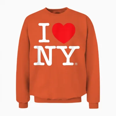 T-Shirt with German Text "ich Liebe Mein Klassisches Logo Unisex Sweatshirt - Orange