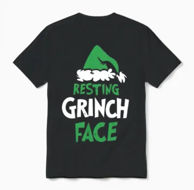 Resting Face Unisex T-Shirt - Black