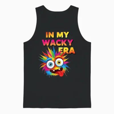 Wacky Costume Mismatch Day Outfit Unisex Tank Top - Black