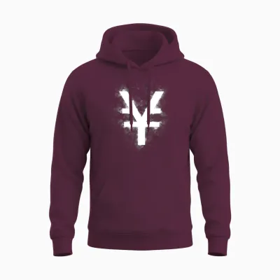 Japanese Yen Ypy Unisex Hoodie - Maroon