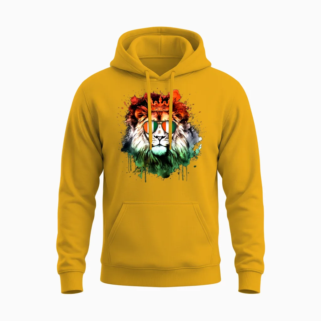 Ivory Coast Unisex Hoodie in Gold