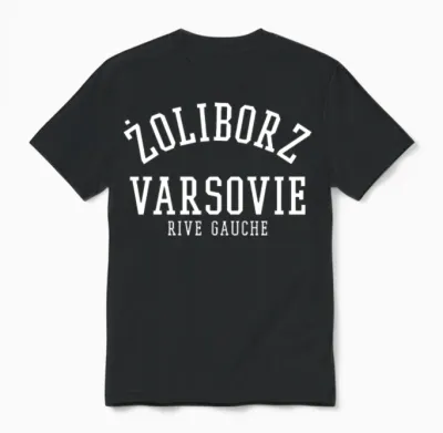 Zoliborz Warsaw Poland Unisex T-Shirt - Black