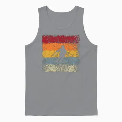 Ski Retro Unisex Tank Top - Sport Grey