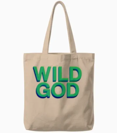 Nick Cave and the Bad Seeds - Green Wild God Tote Bags - Natural