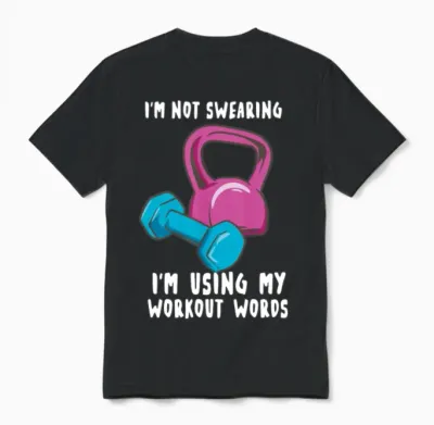 Funny Workout Funny Gym Physiotherapy Unisex T-Shirt - Black