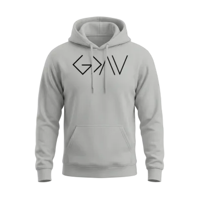 Gdav - God Is Greater Than the Highs and Lows Unisex Hoodie - Ash