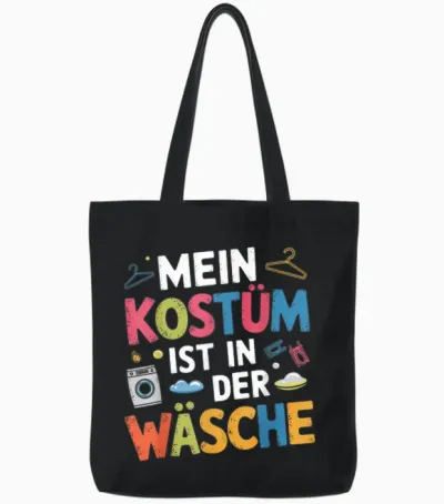Mein Kostüm Ist in Der Wäsche Karneval Kostüm Children's Boys' Tote Bags - Black