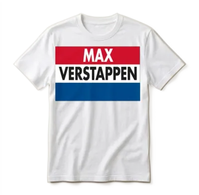 Max Verstappen Unisex T-Shirt - White