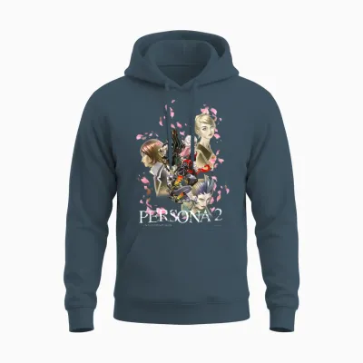 Atlus Persona 2: Innocent Sin Graphic Unisex Hoodie - Dark Heather