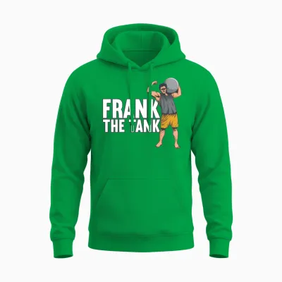Frank the Tank Calithenics Cute Girl Unisex Hoodie - Irish Green