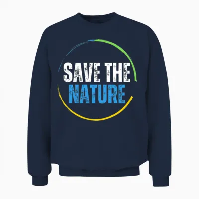 Save the Nature Unisex Sweatshirt - Navy