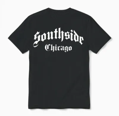 Southside Chicago Throwback Unisex T-Shirt - Black