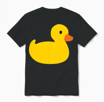 Rubber Duck Unisex T-Shirt - Black