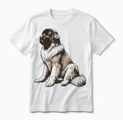 Newfoundland Dog Unisex T-Shirt - White