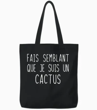 Funny Cactus Costume for Halloween Costume T-Shirt, Green, S Tote Bags - Black