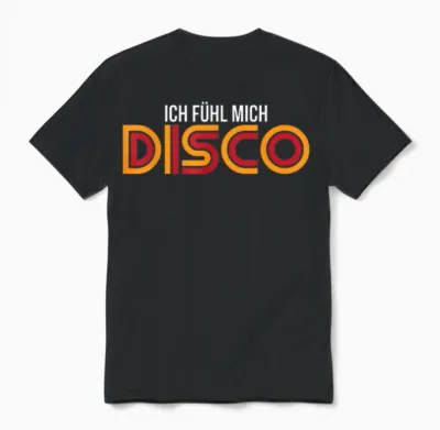 I Feel Me Disco T-Shirt, Black Unisex T-Shirt - Black