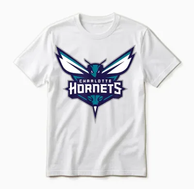 Nba Charlotte Hornets Offizielles Lizenzprodukt Unisex T-Shirt - White