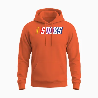 Nascar Sucks Unisex Hoodie - Orange