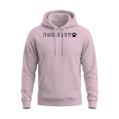 Dog Lover Unisex Hoodie - Light Pink