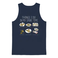 Funny Trumpet Player Gift Jazz Music Men Trumpet Unisex Tank Top - Navy – 1
