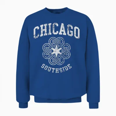 Chicago Southside Irish St Patricks Day Unisex Sweatshirt - Royal