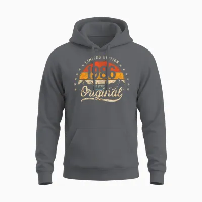Limited Edition Vintage 1986 Man 39th Birthday Unisex Hoodie - Charcoal