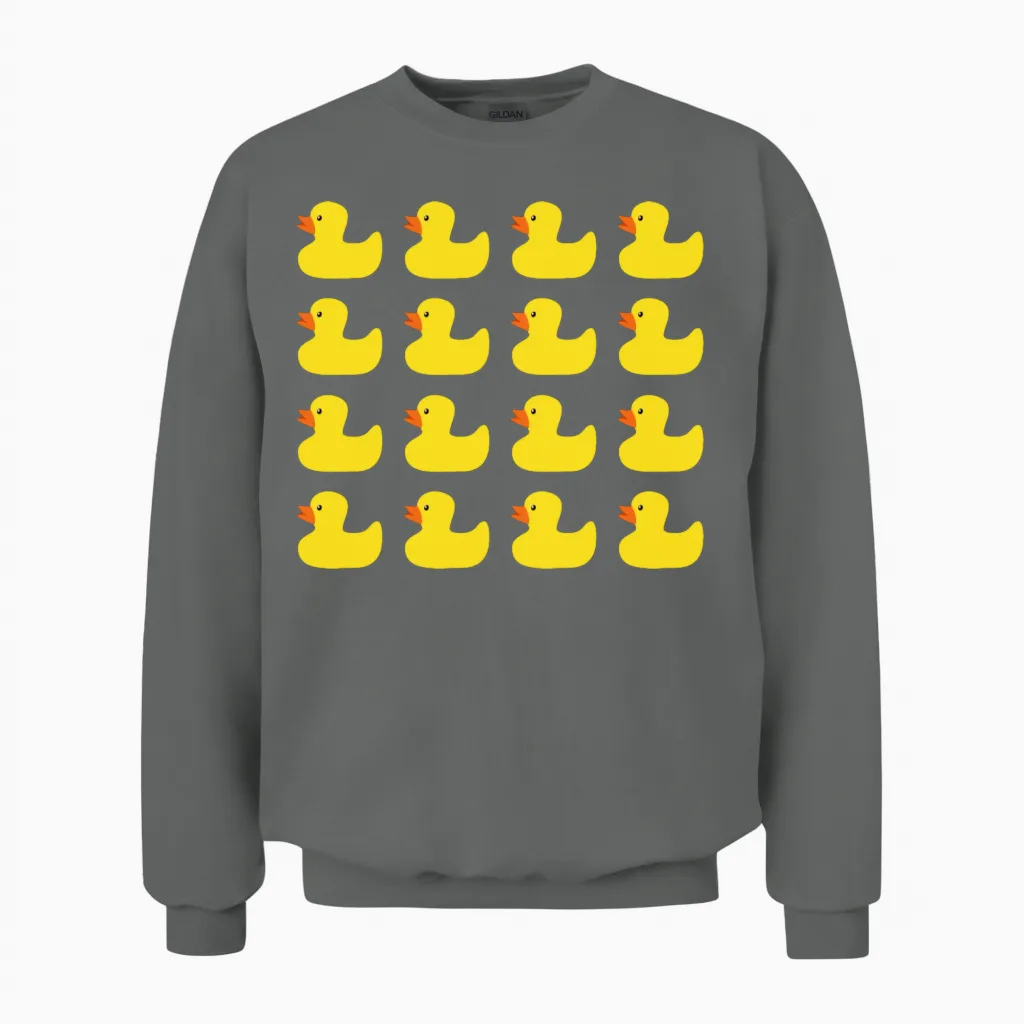 Rubber Ducks Unisex Sweatshirt in Graphite Heather
